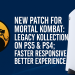 به‌روزرسانی مهم «Mortal Kombat: Legacy Kollection» برای PS5 و PS4؛ تاخیر ورودی را کاهش داد